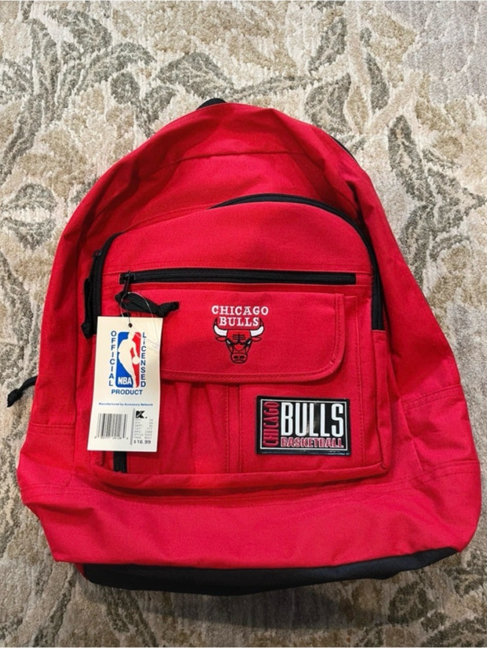 Vintage 1990 Chicago Bulls
NBA Backpack NWT - Official NBA licensed